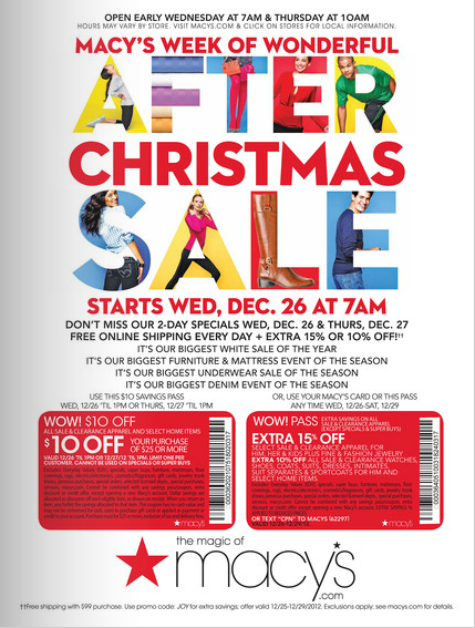 After Christmas Coupon Codes Macy’s Electronics Deals